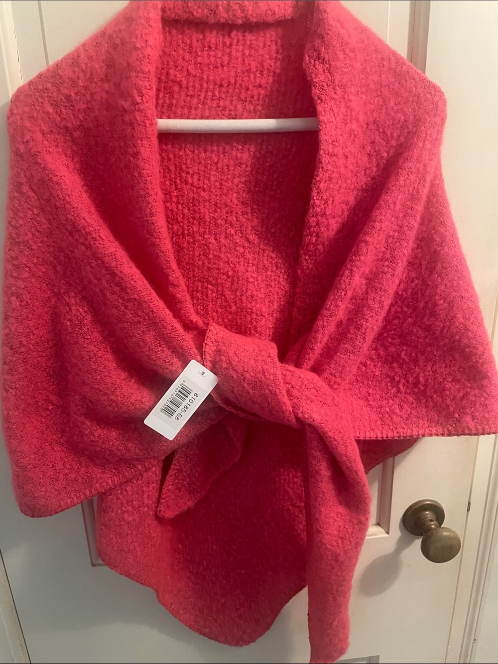 Cozy Pink Wrap Scarf - Unbranded